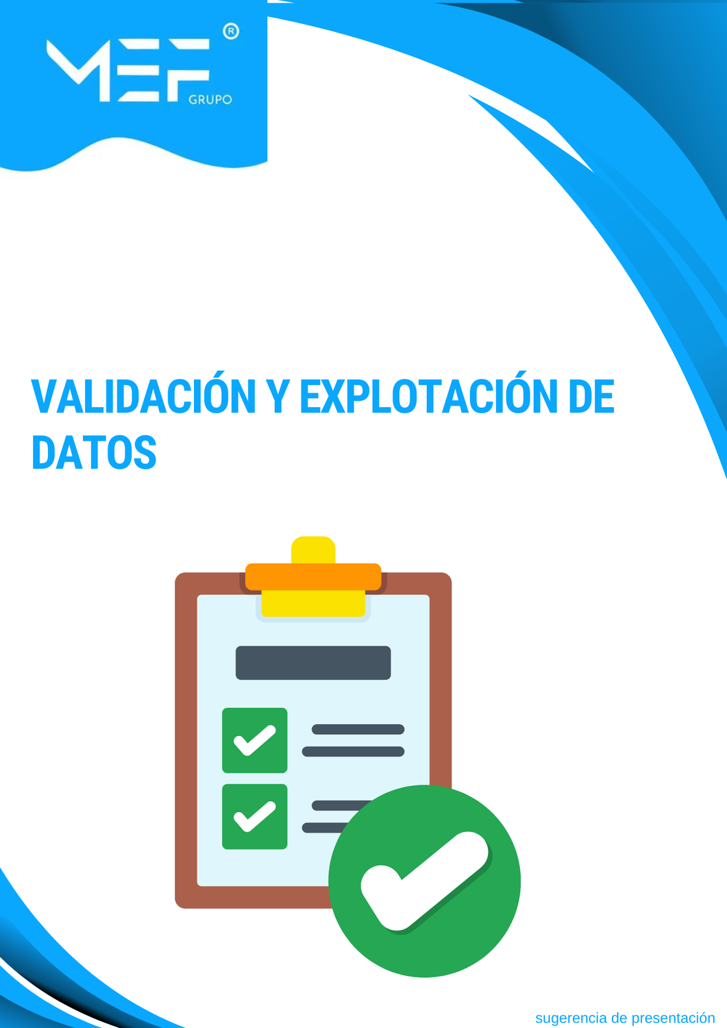 M09: Validación y explotación de datos