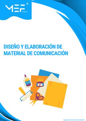 M02: Diseño y elaboración de material de comunicación