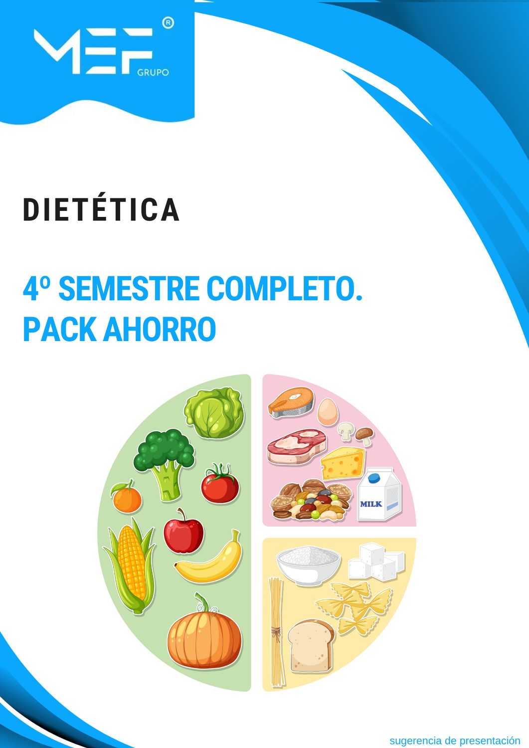 FP OFICIAL A DISTANCIA. Dietética. 4º Semestre Completo. Pack Ahorro
