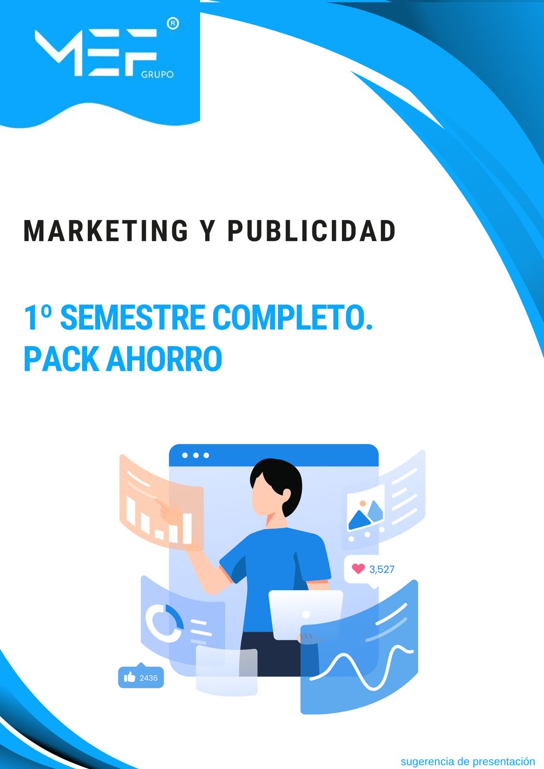 FP OFICIAL A DISTANCIA. Marketing y Publicidad. 1º Semestre Completo. Pack Ahorro