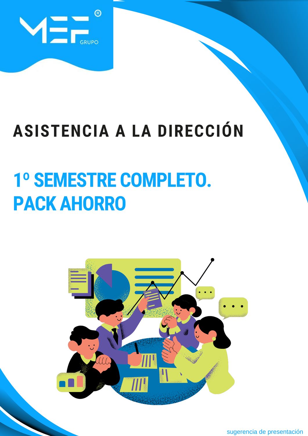 FP OFICIAL A DISTANCIA. Asistencia a la Dirección. 1º Semestre Completo. Pack Ahorro