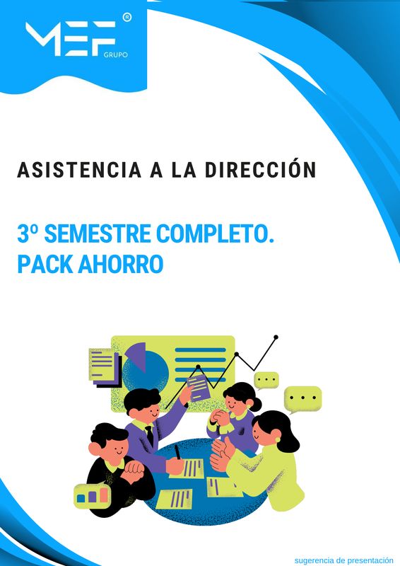 FP OFICIAL A DISTANCIA. Asistencia a la Dirección. 3º Semestre Completo. Pack Ahorro FP OFICIAL A DISTANCIA. Asistencia a la Dirección. 3º Semestre Completo. Pack Ahorro