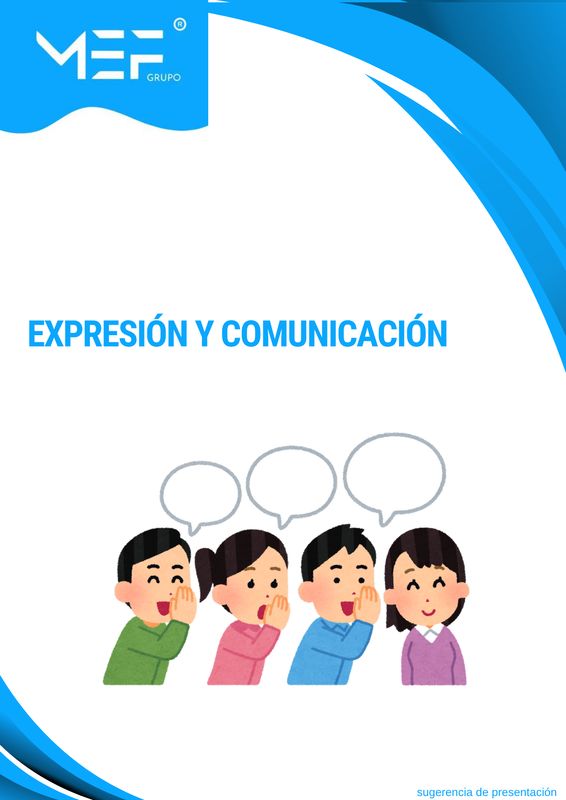 M05: Expresión y comunicación M05: Expresión y comunicación
