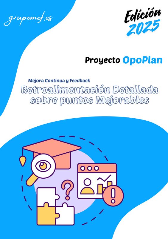 Retroalimentación detallada sobre puntos mejorables