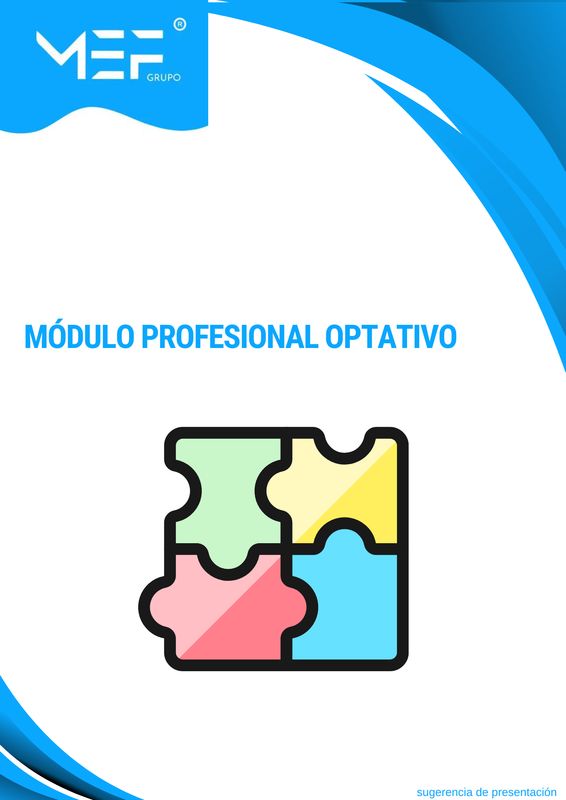 M16: Módulo profesional optativo