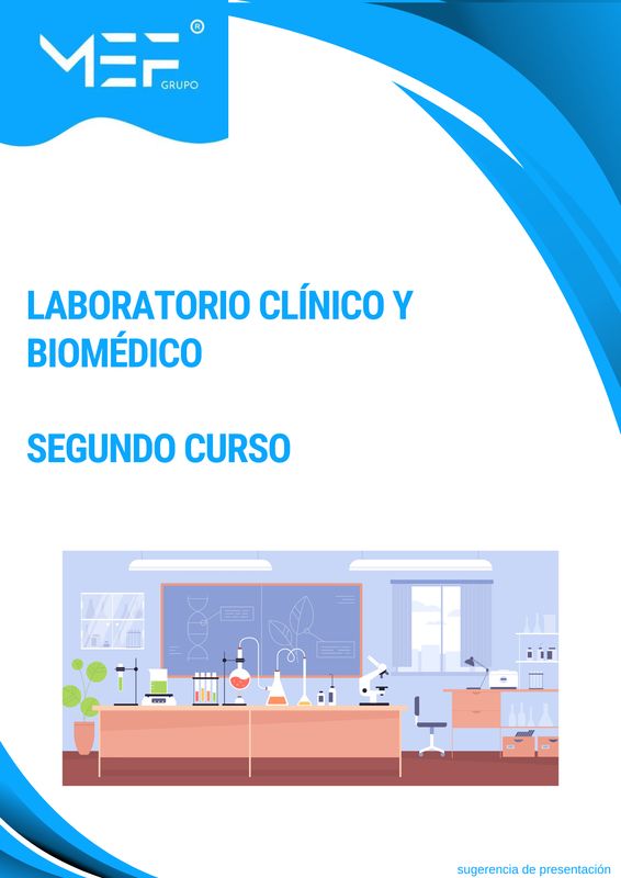 Laboratorio Clínico y Biomédico- Segundo curso