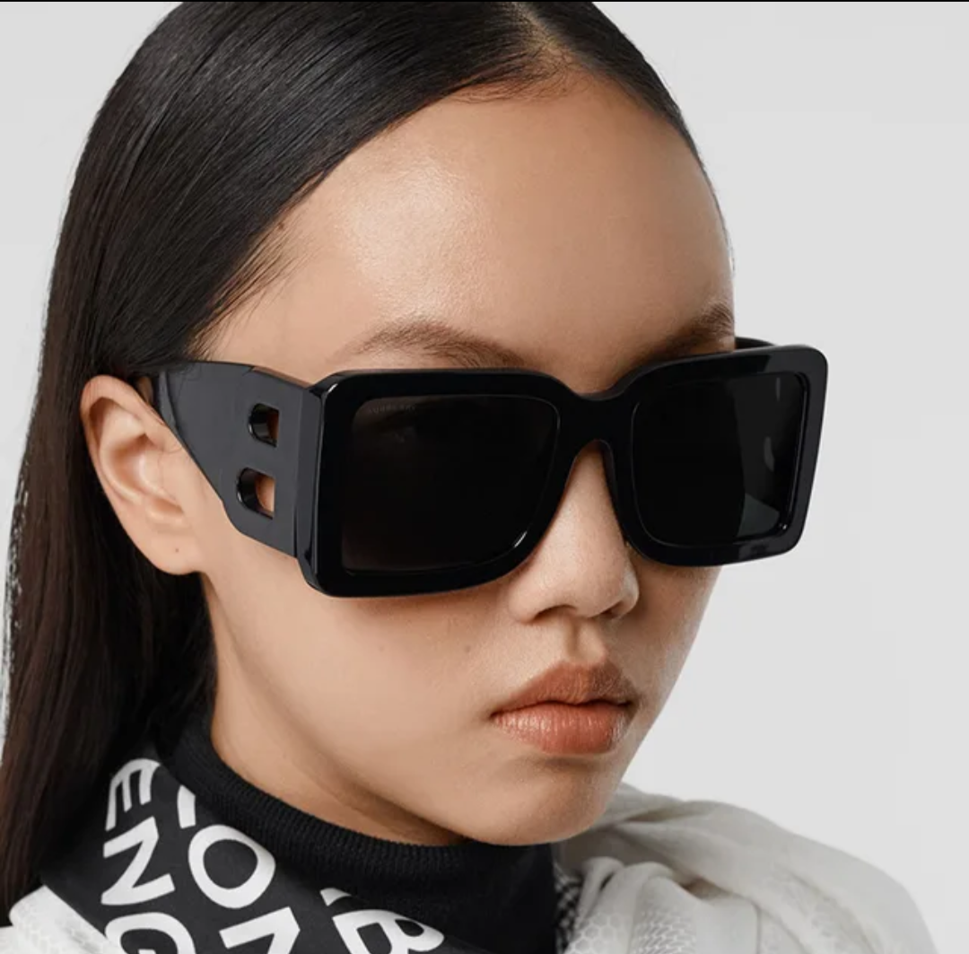 Black The B&#39;s Balenciaga Inspired Sunglasses