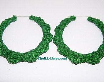 Custom Candy Sprinkle Bamboo Earrings