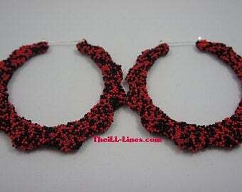 Custom Candy Sprinkle Bamboo Earrings