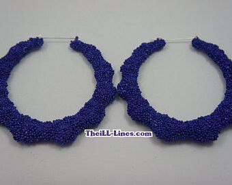 Custom Candy Sprinkle Bamboo Earrings