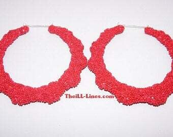 Custom Candy Sprinkle Bamboo Earrings