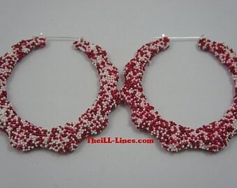 Custom Candy Sprinkle Bamboo Earrings