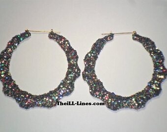Bamboo Earrings Bling Collection