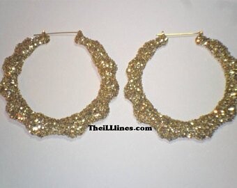 Bamboo Earrings Bling Collection