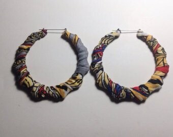 Custom Wraped Bamboo Earrings