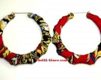 Custom Wraped Bamboo Earrings