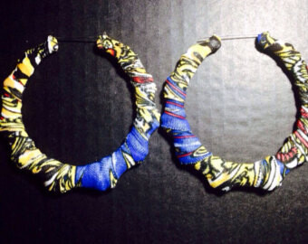 Custom Wraped Bamboo Earrings