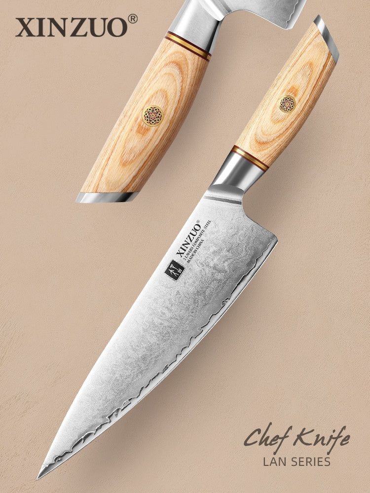 Xinzuo Lan Series Chef Knife "Al Lunacy Edition" Composite Steel