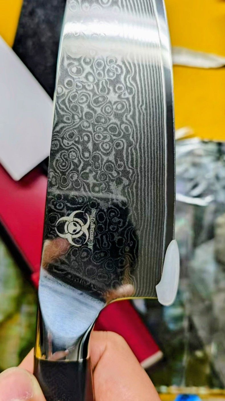 ARTIDGE Kitchen Knife 67-Layer Damascus Steel Knife - "Al Lunacy Edition"