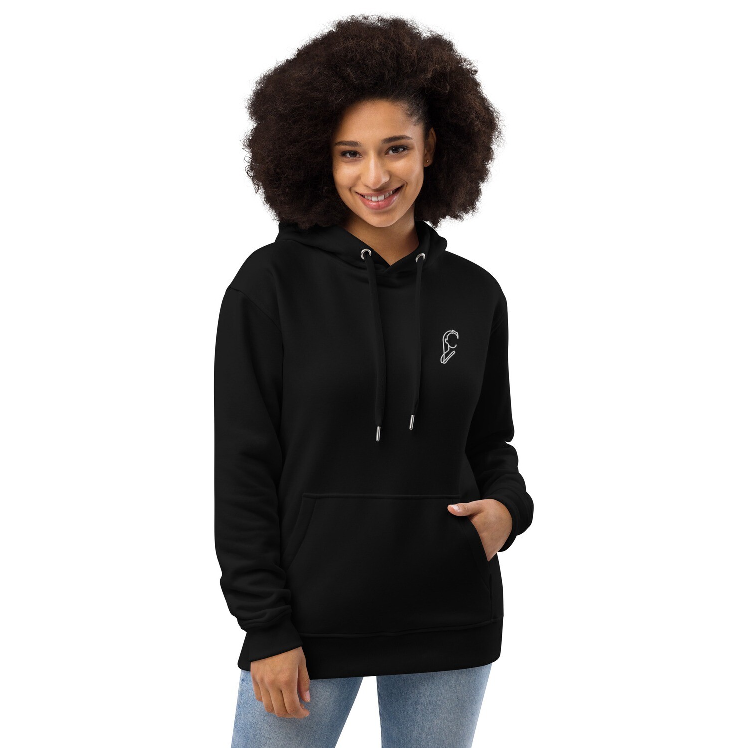 Women Line Art Premium eco hoodie