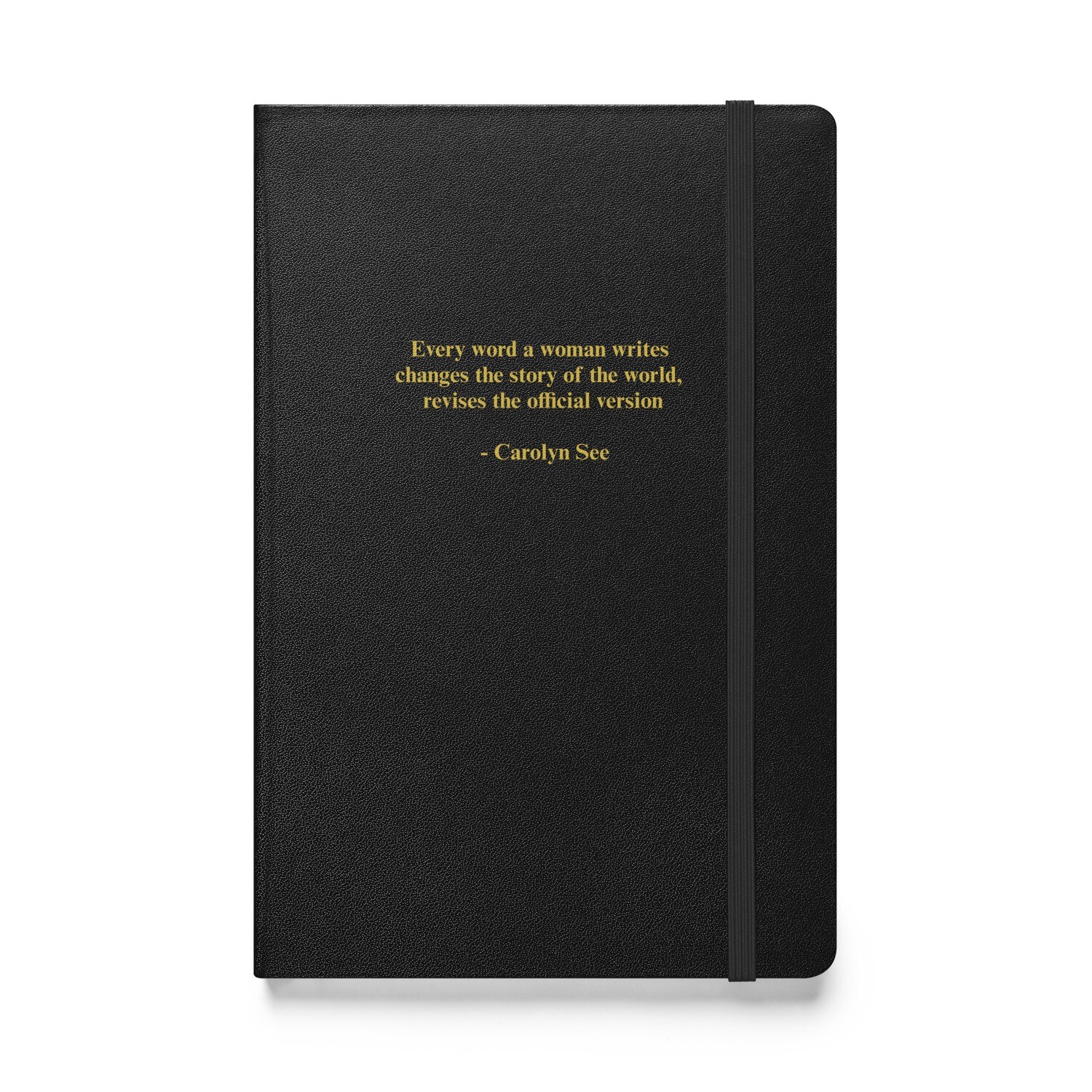 Powerful Women Literary Quote Hardcover bound notebook