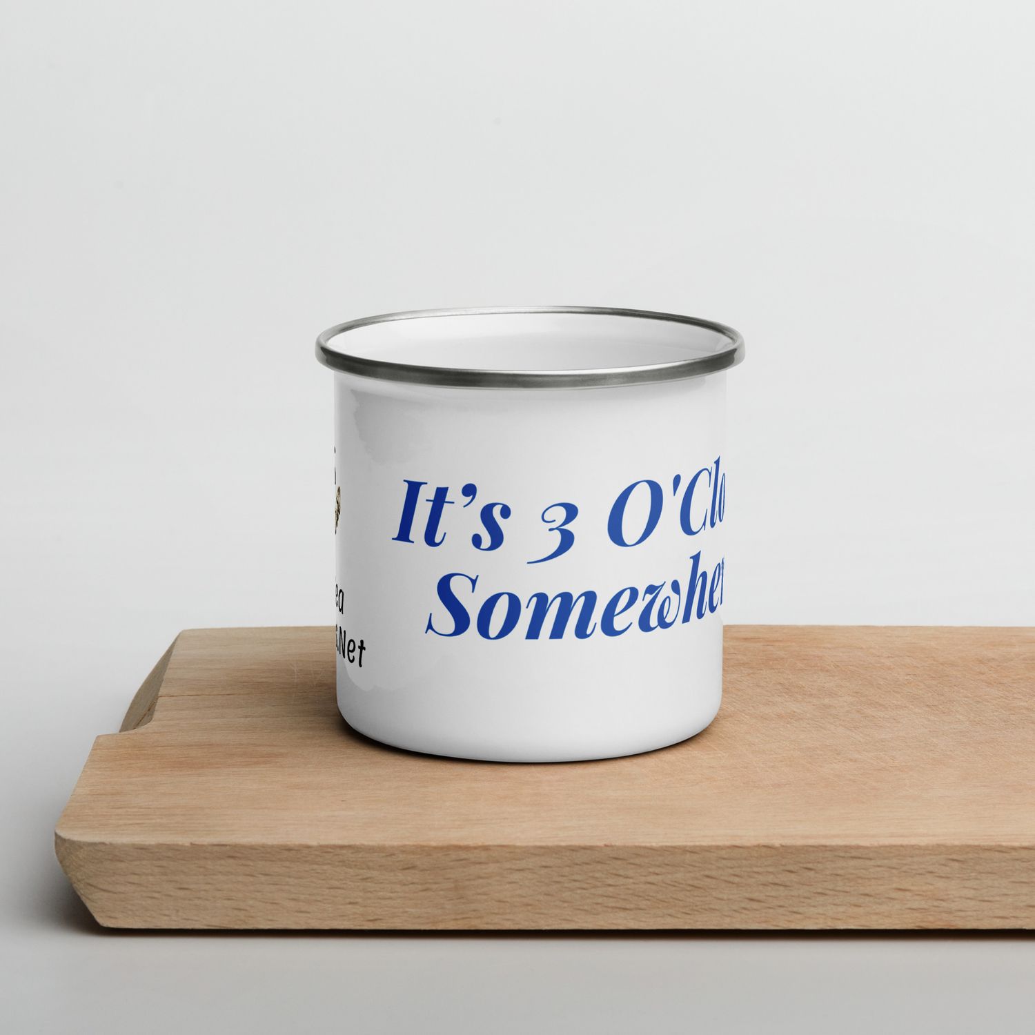 Enamel Mug MSD Logo / 3 O&#39;Clock Somewhere