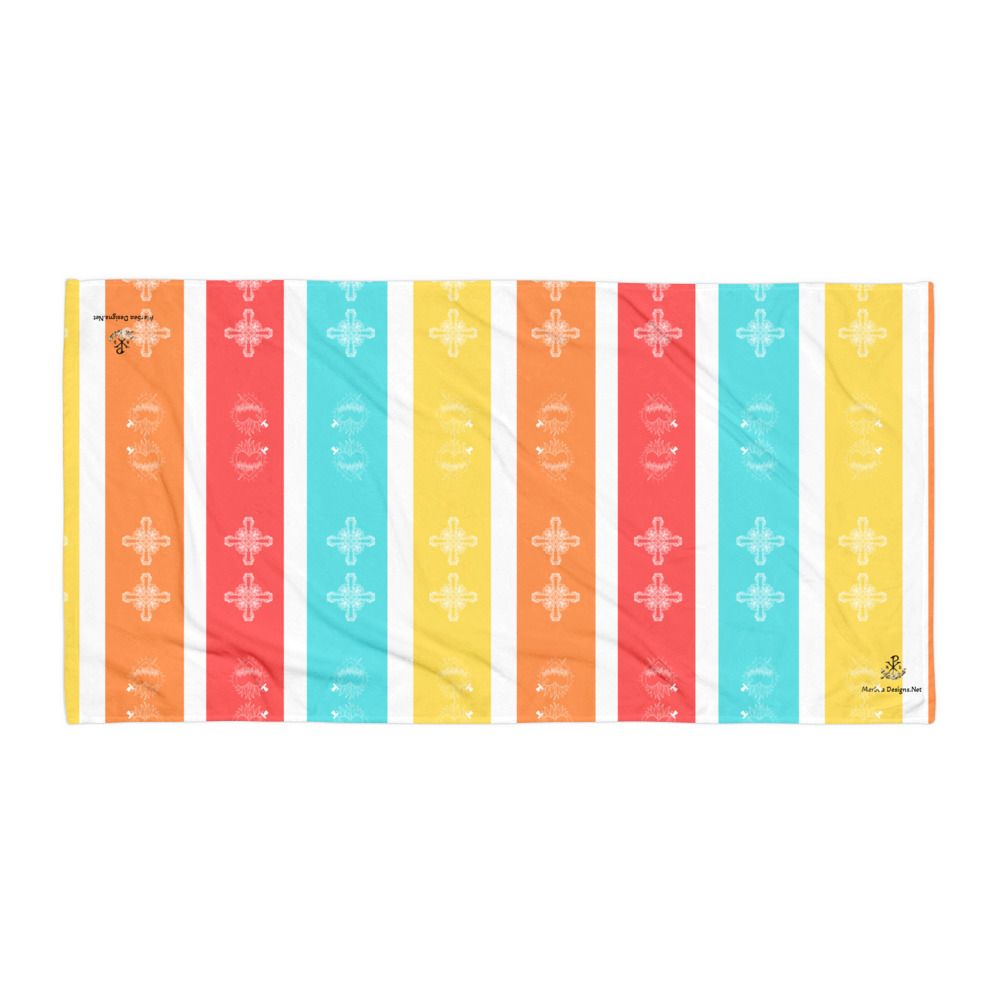 Towel IHM &amp; Cross Motif
