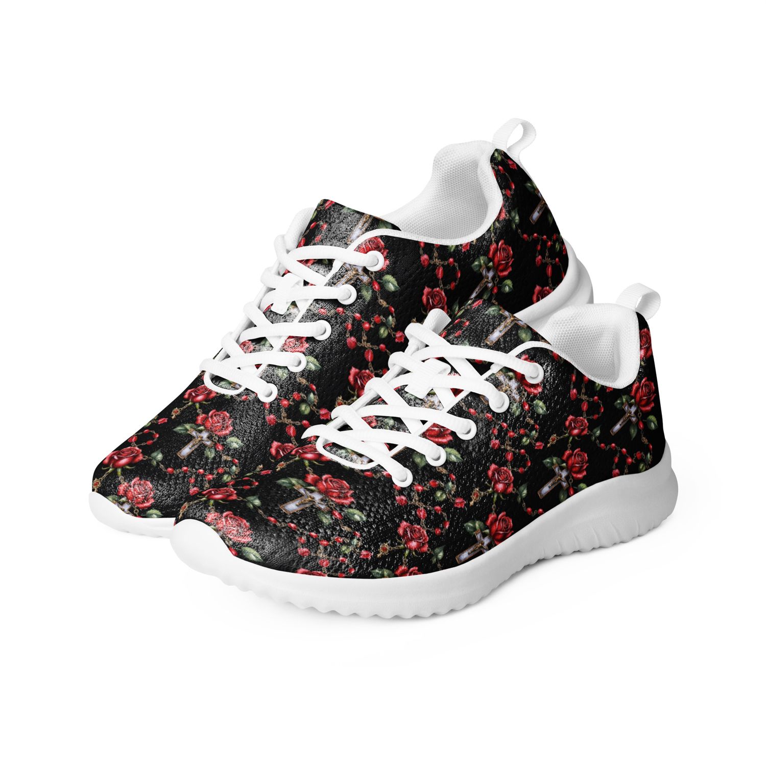 Shoes - Athletic - All Over Rosary - Dark Print