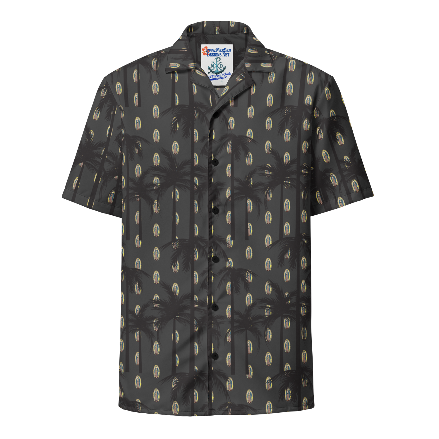Button Up Shirt -OL Guadalupe - Black