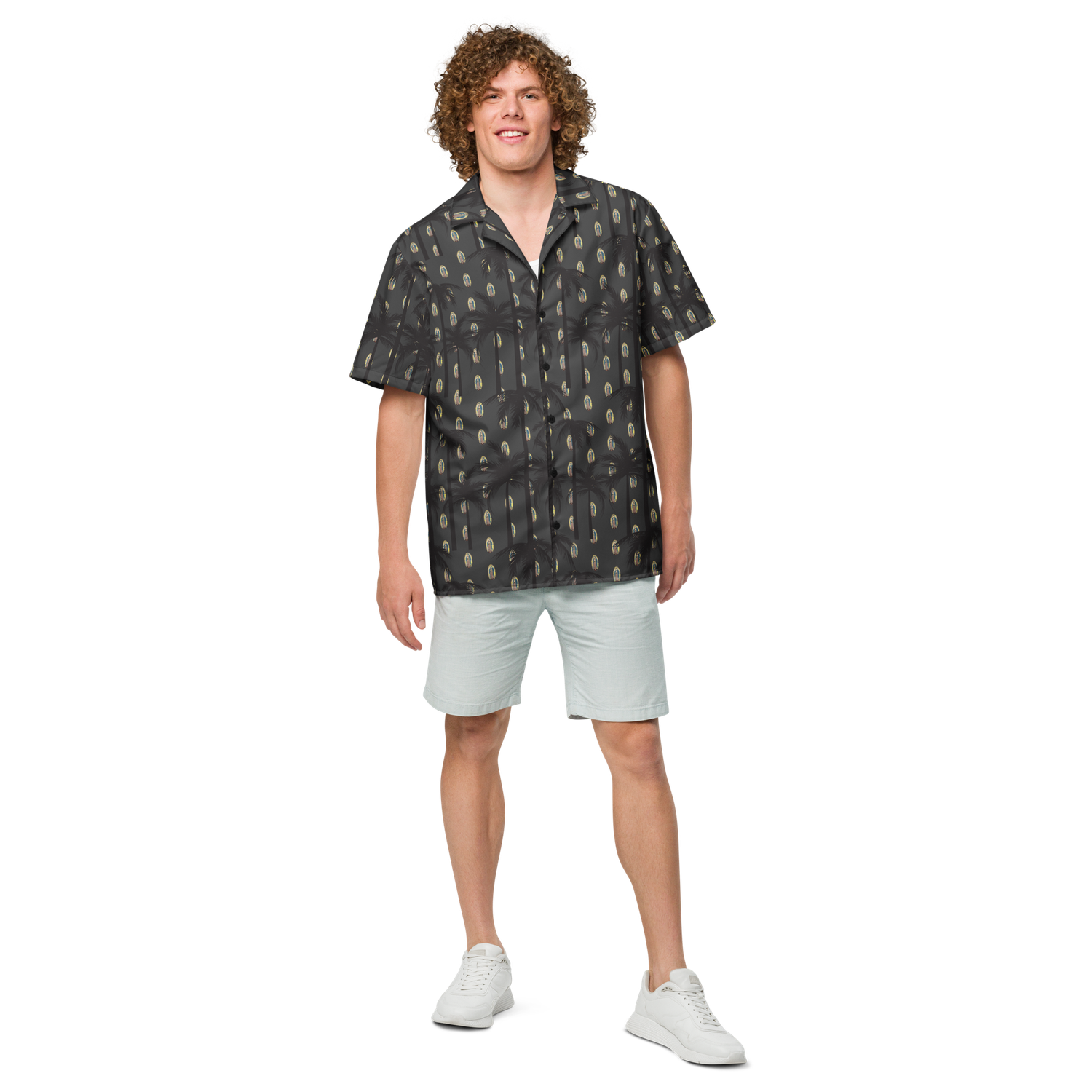 Button Up Shirt -OL Guadalupe - Black