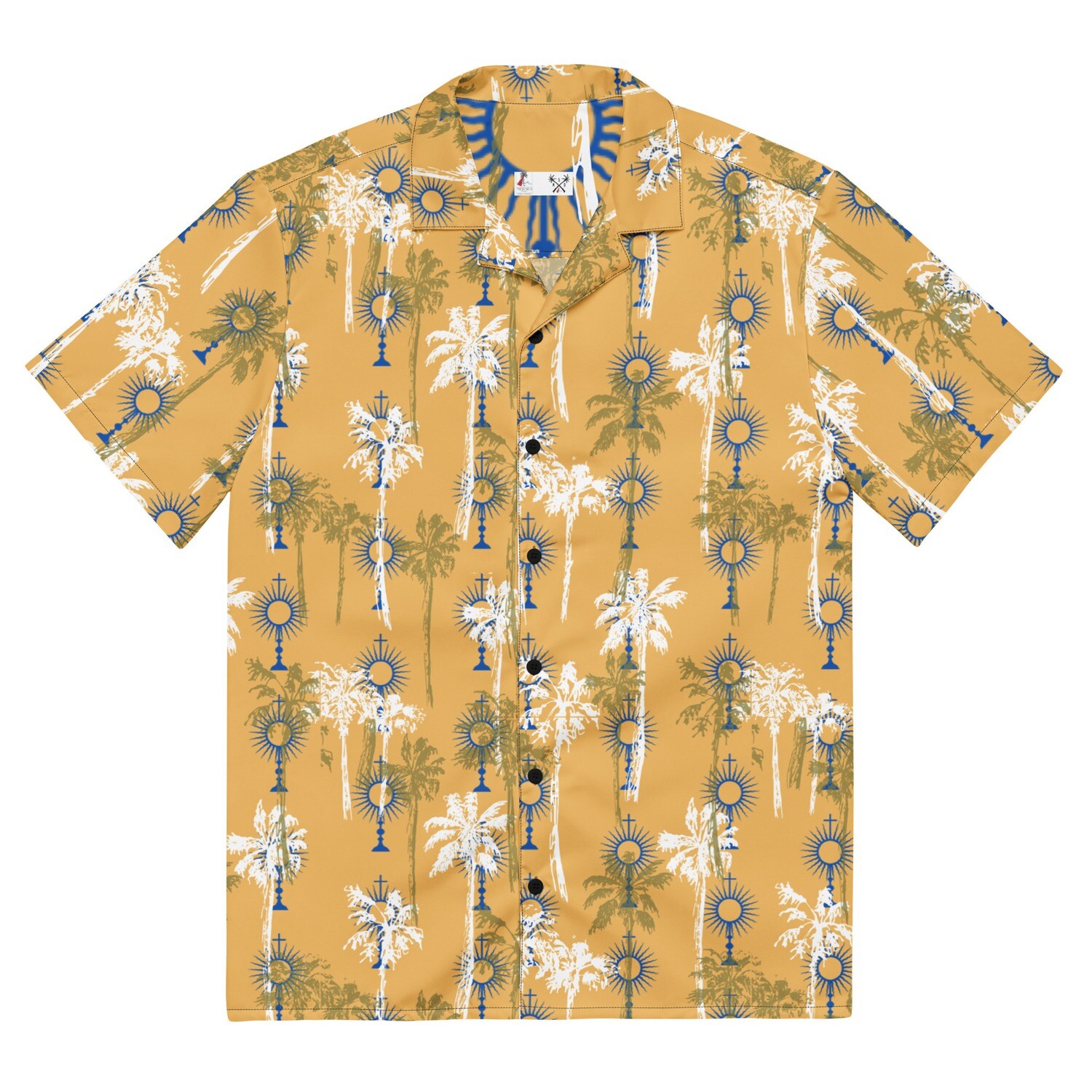 Button Up Shirt - Adoration Palms Gold