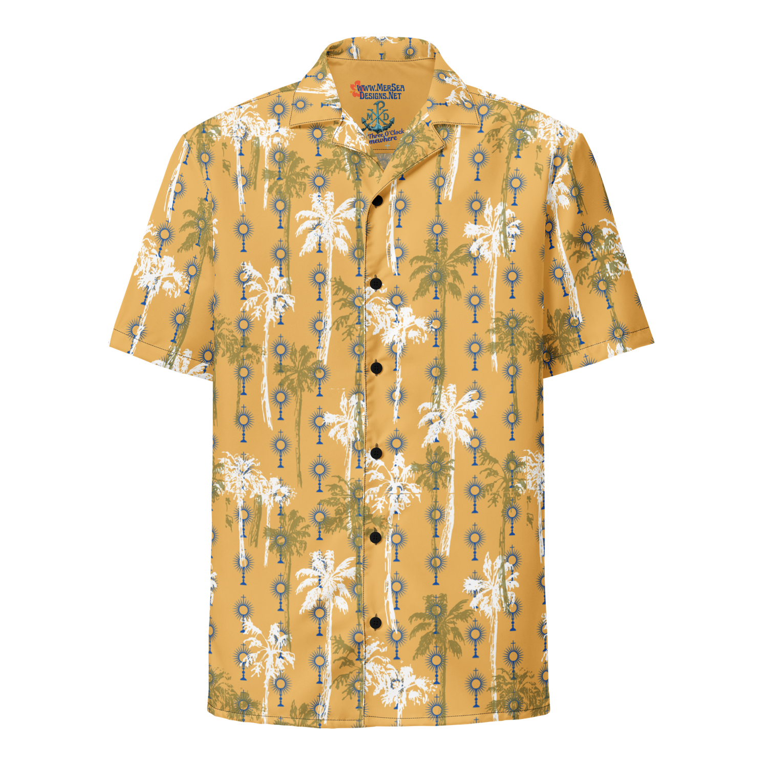 Button Up Shirt - Adoration Palms Gold