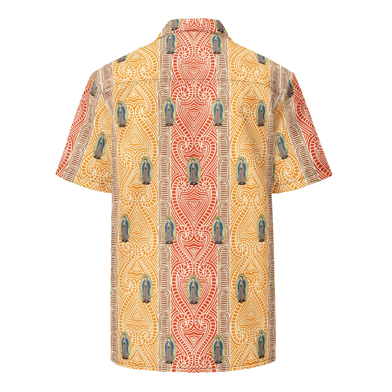Button Up Shirt - O.L. Guadalupe - Autumn Tribal
