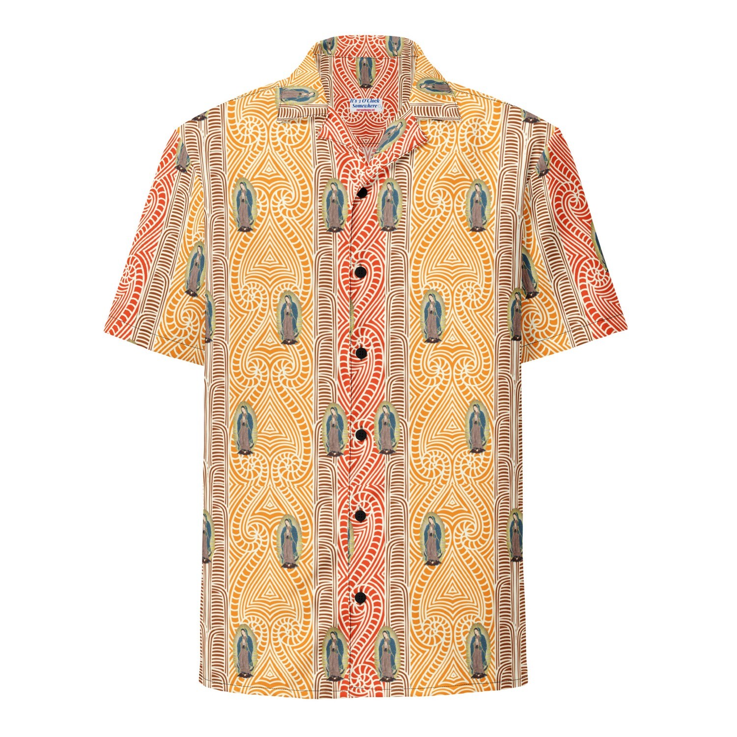 Button Up Shirt - O.L. Guadalupe - Autumn Tribal