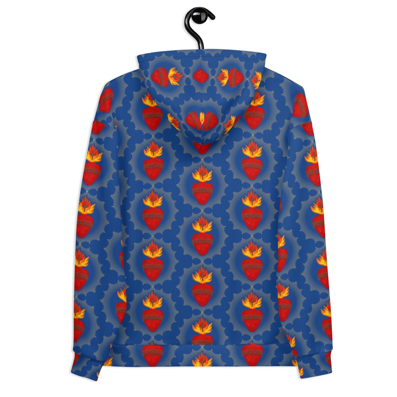 Hoodie - Sacred Heart all over print