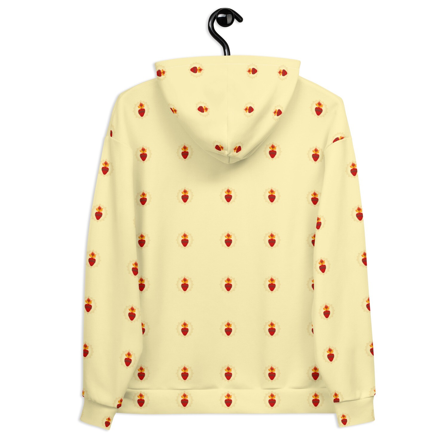 Hoodie -Sacred Hearts Repeating Pattern
