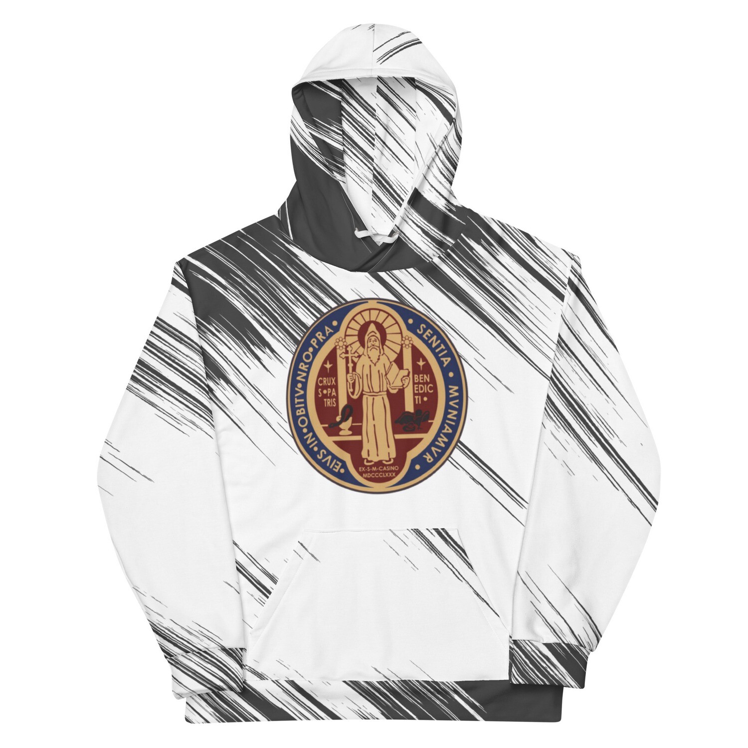Hoodie - St. Benedict Medal Large Image