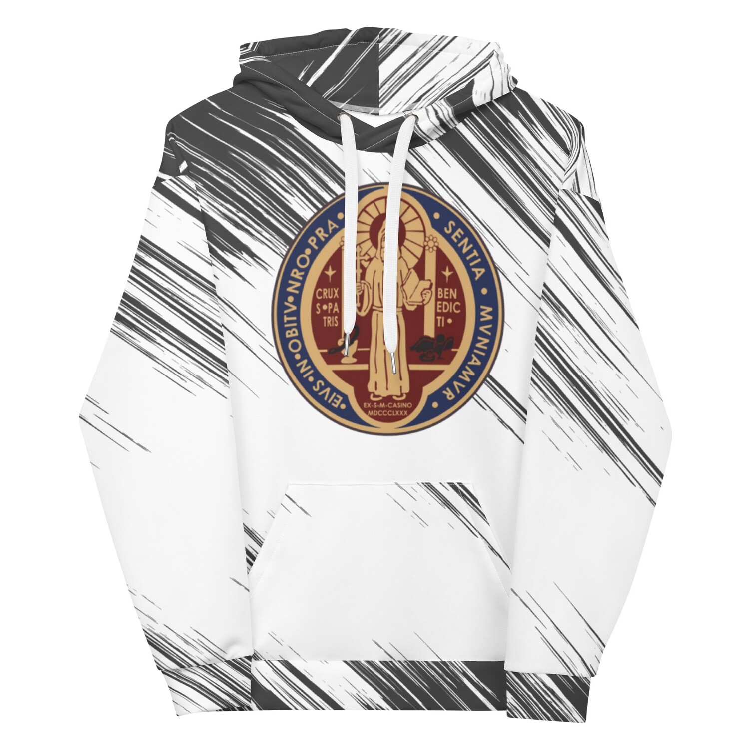 Hoodie - St. Benedict Medal Large Image