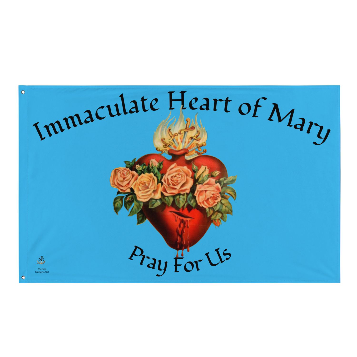 Flag - Immac Heart of Mary - Blue