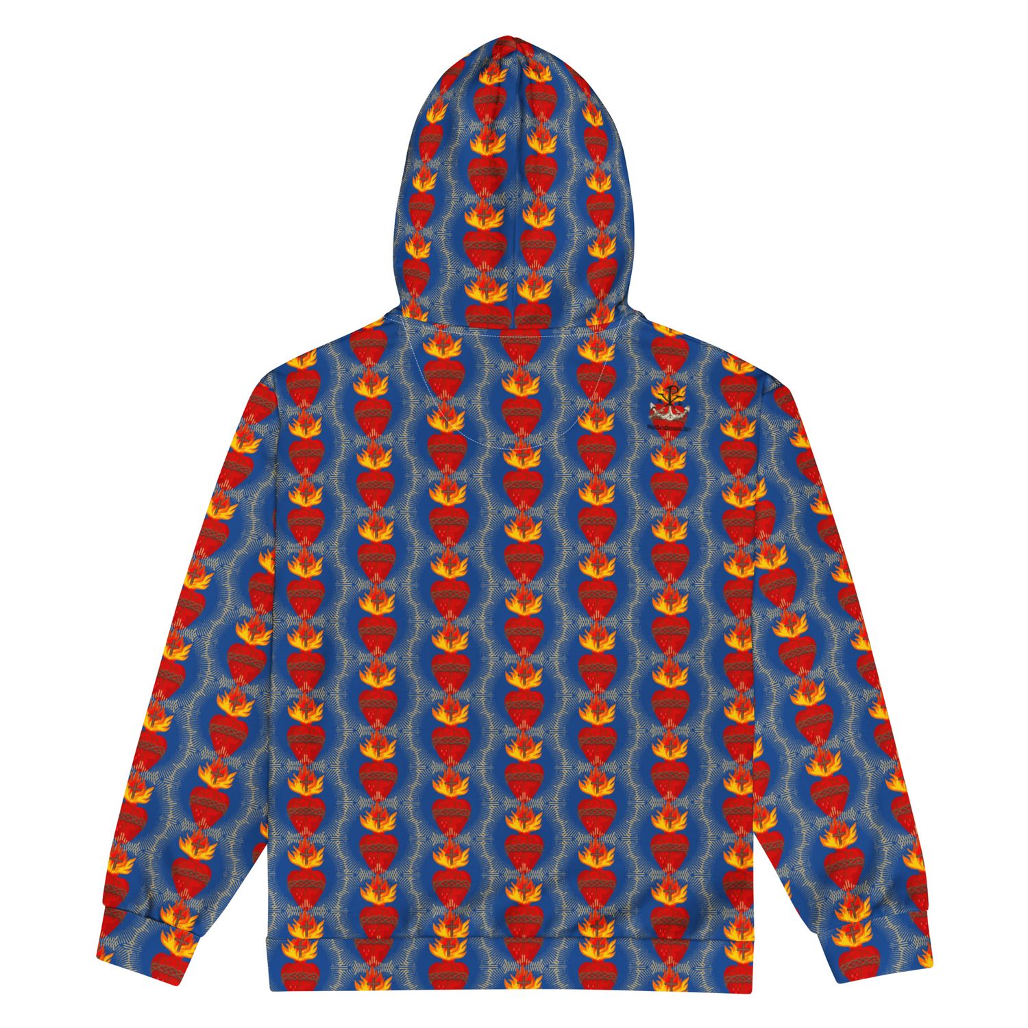 Hoodie - Zip Up - Sacred Heart All Over Print
