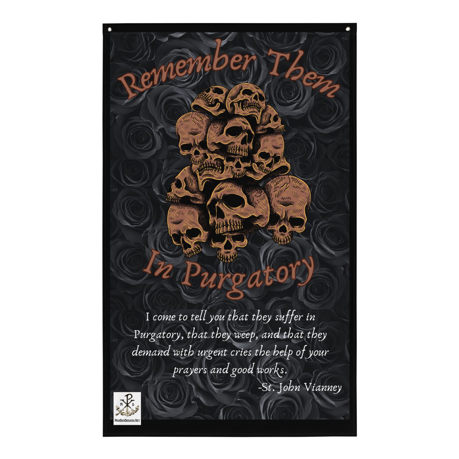 Flag - November Devotion - Skulls