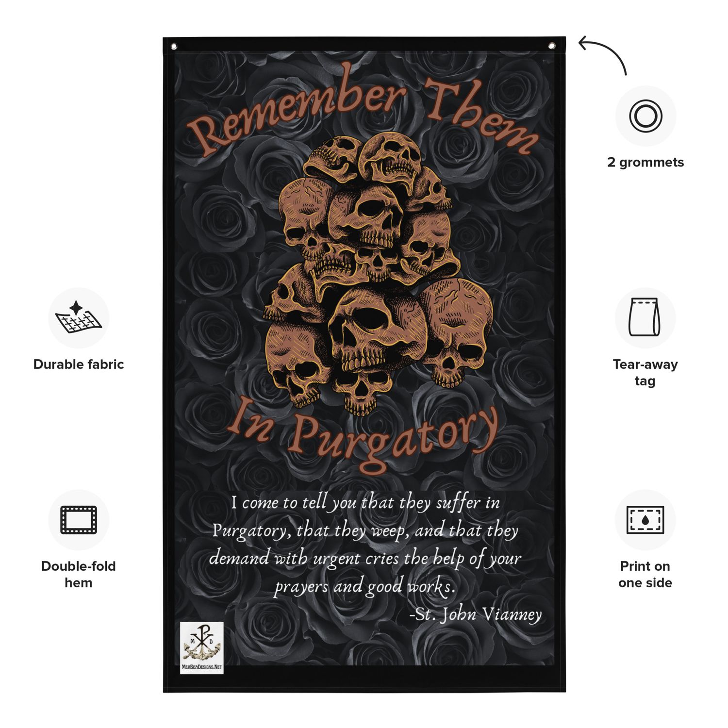 Flag - November Devotion - Skulls