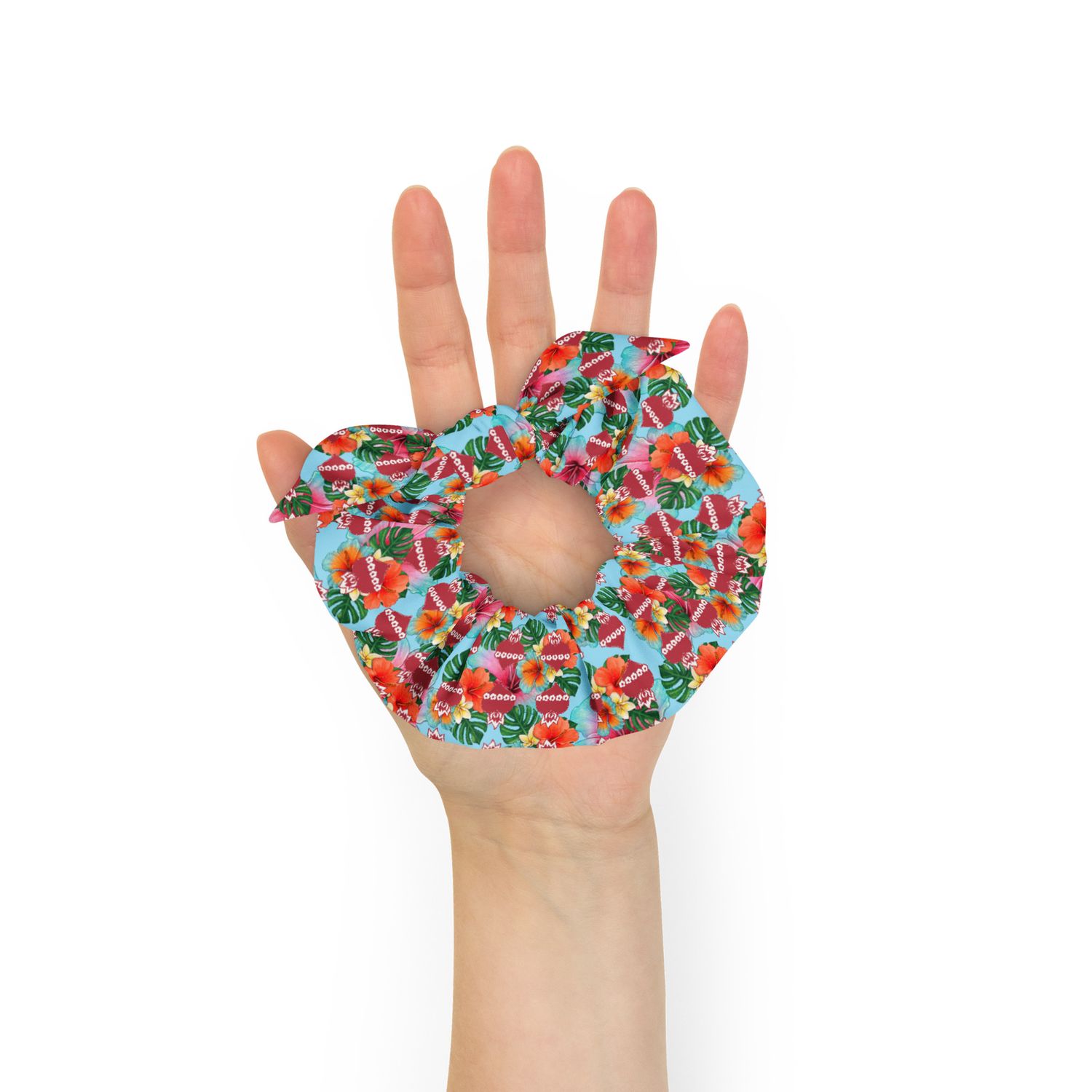 Recycled Scrunchie - IHM &amp; Hibiscus