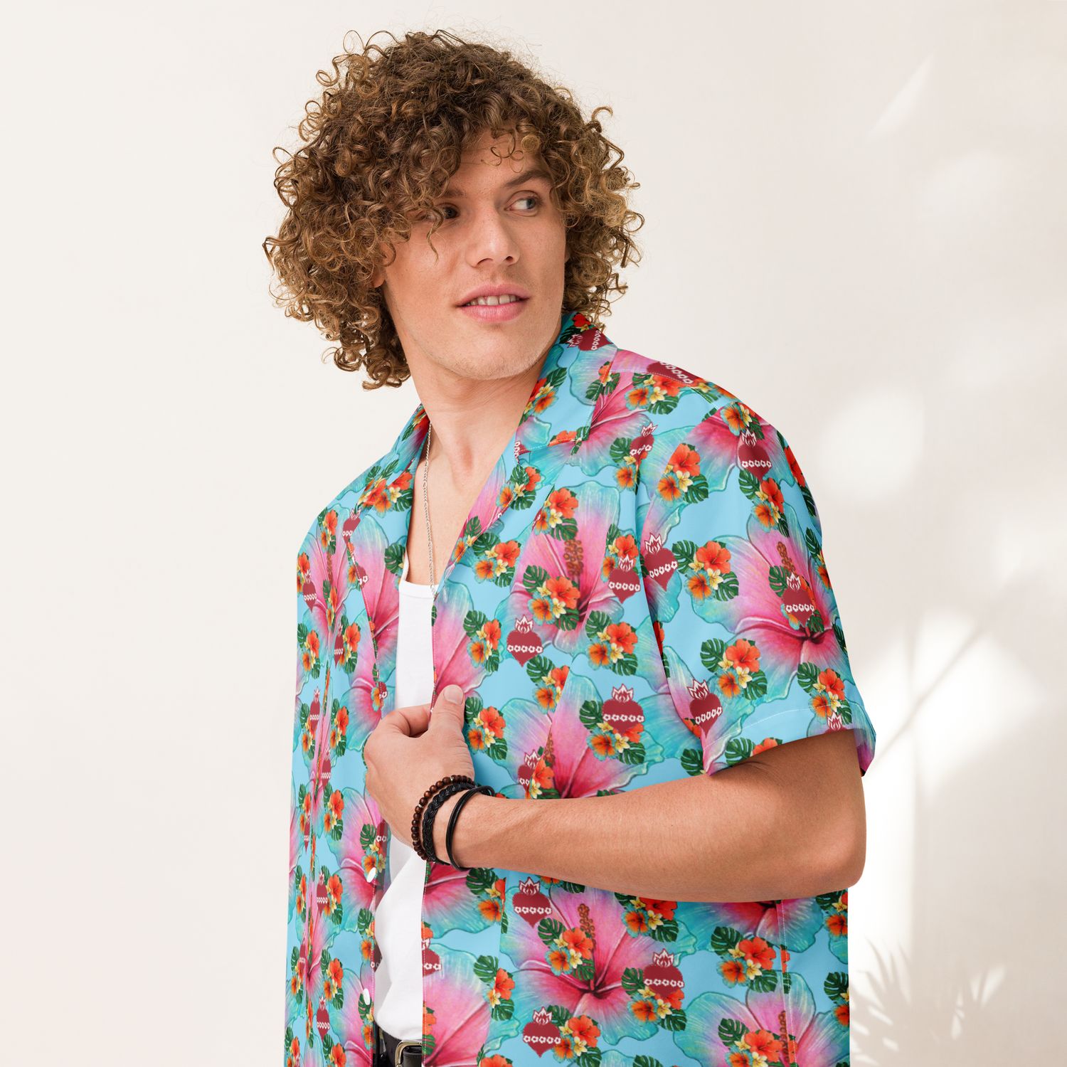 Button Up Shirt - IHM &amp; Hibiscus