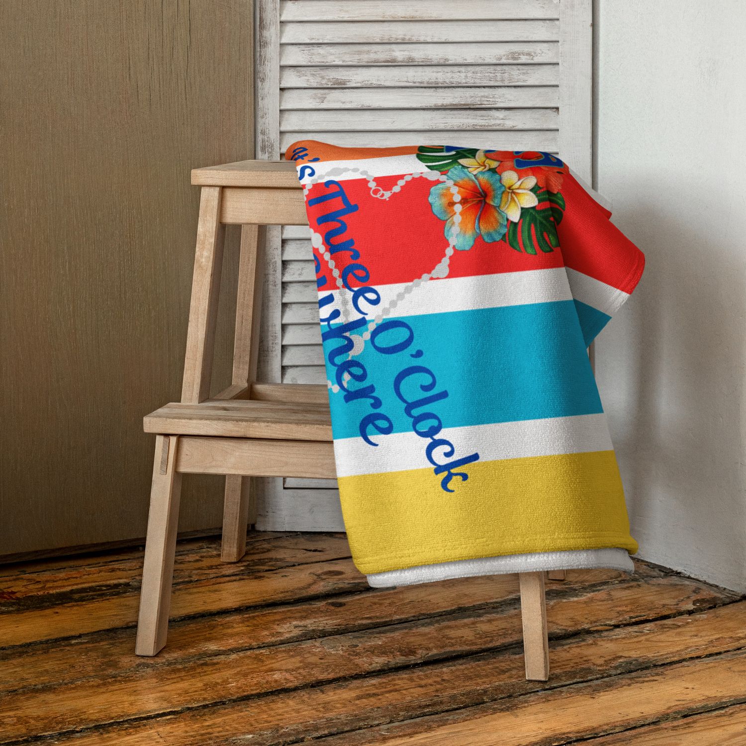Beach/Pool Towel - Summer Stripes - MerSea Designs