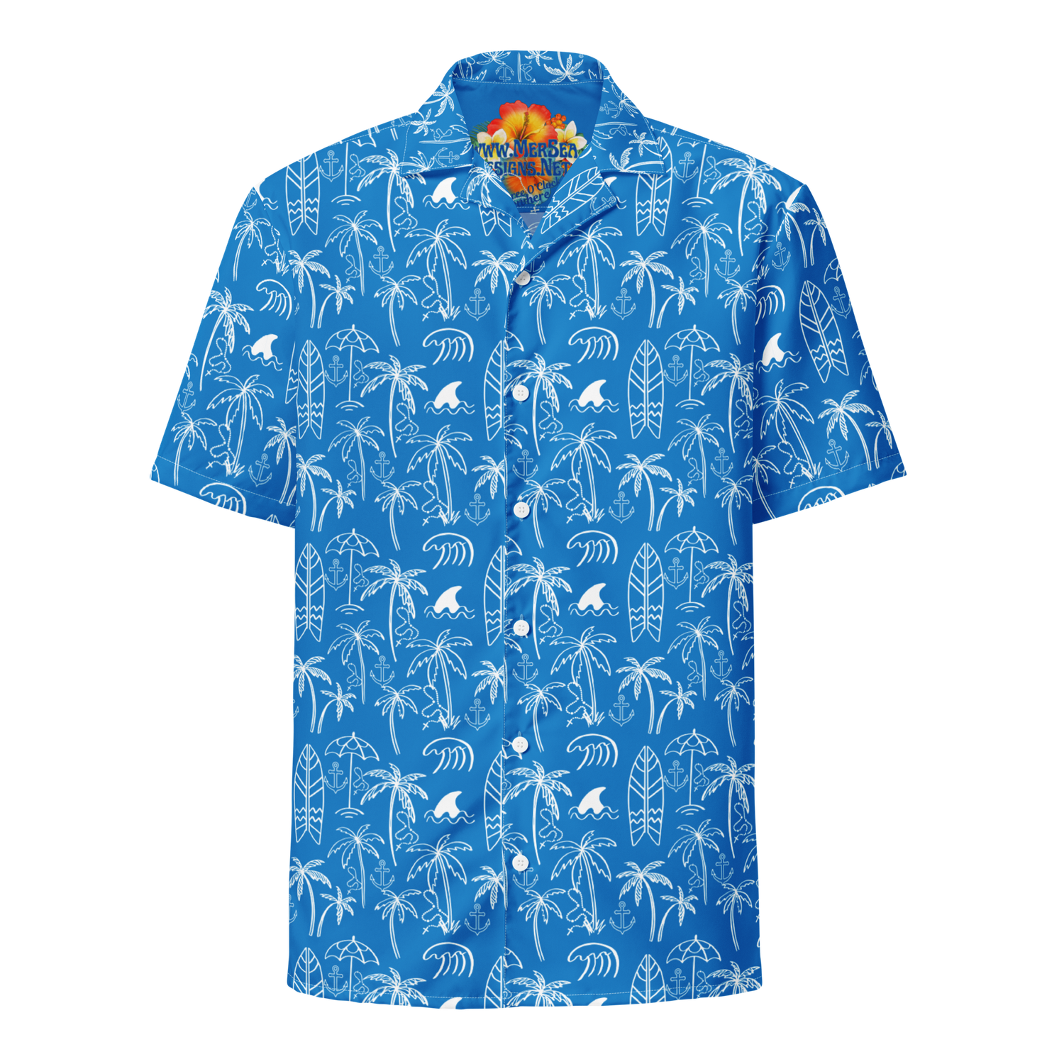 Button Up Shirt - Beach Vibes
