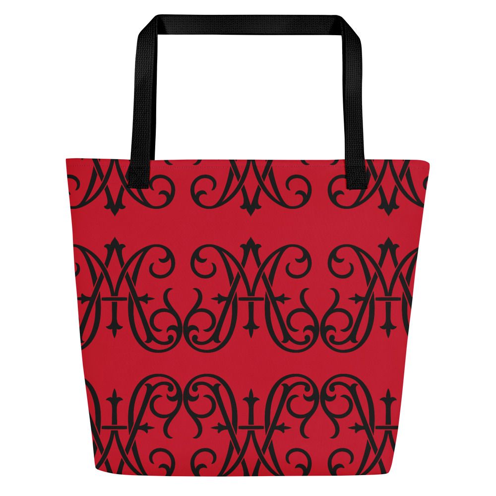 Tote Bag - Large Ave Maria monogram