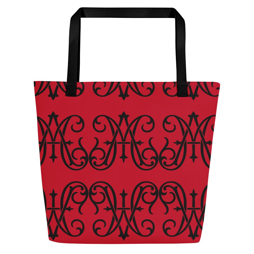 Tote Bag - Large Ave Maria monogram