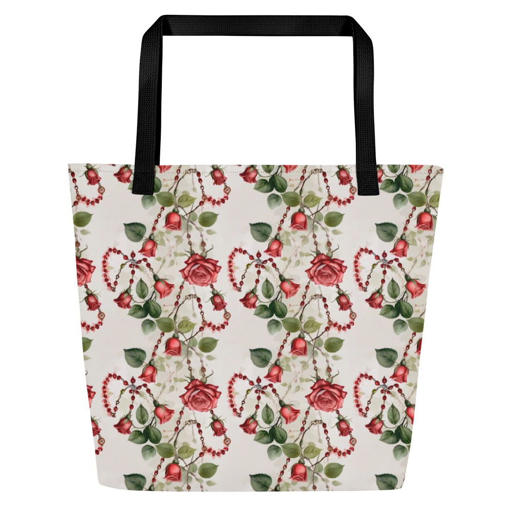 Tote Bag - Rosary - Light Print