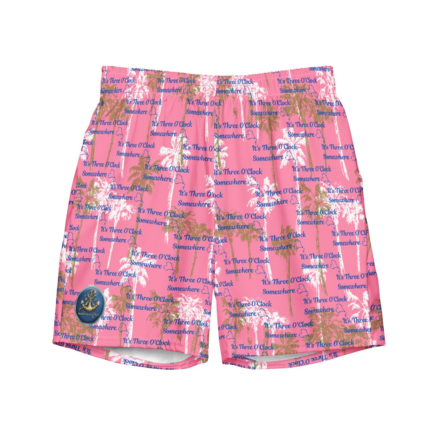 Swim Trunks - Three O'Clock Somewhere - Pink
